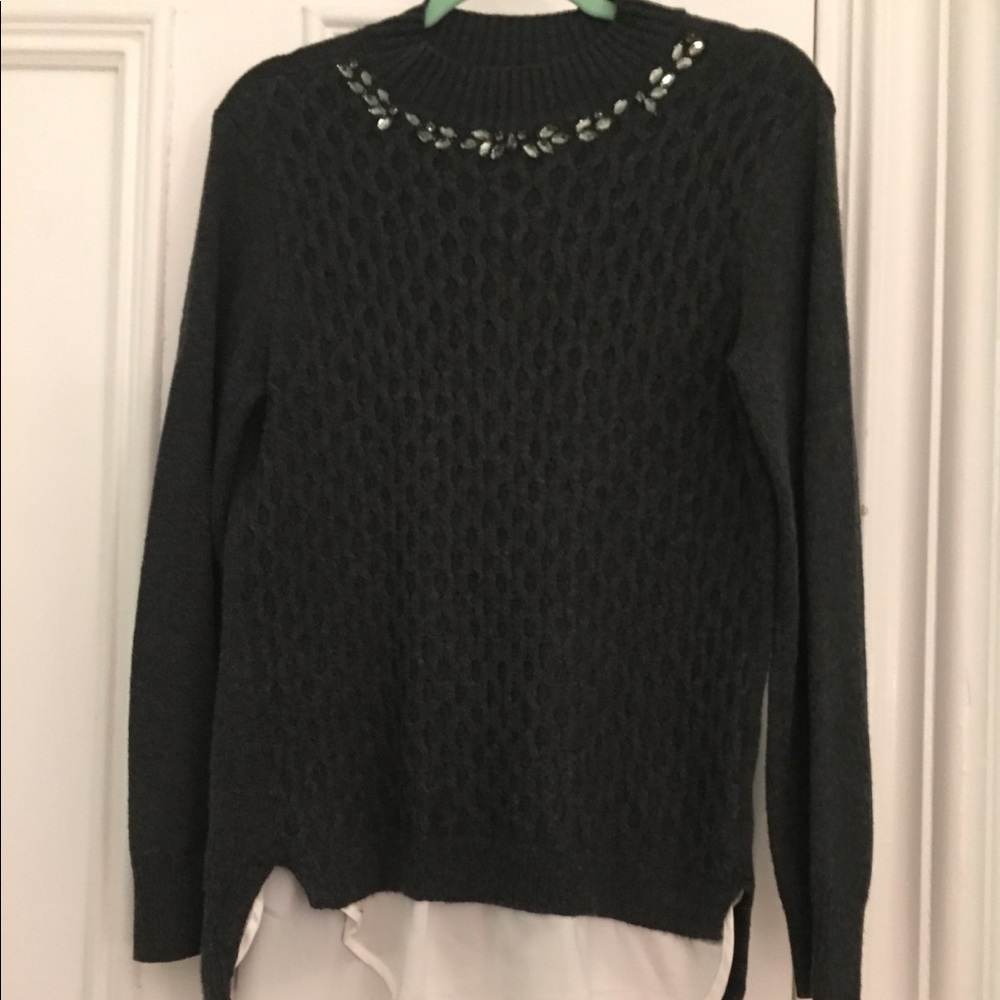 Simply Vera Wang dark gray sweater Size Medium